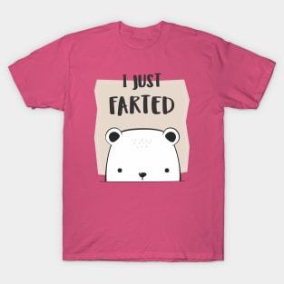 Farted - Cute But Still - The Smell We All Smelt - Beige T-Shirt